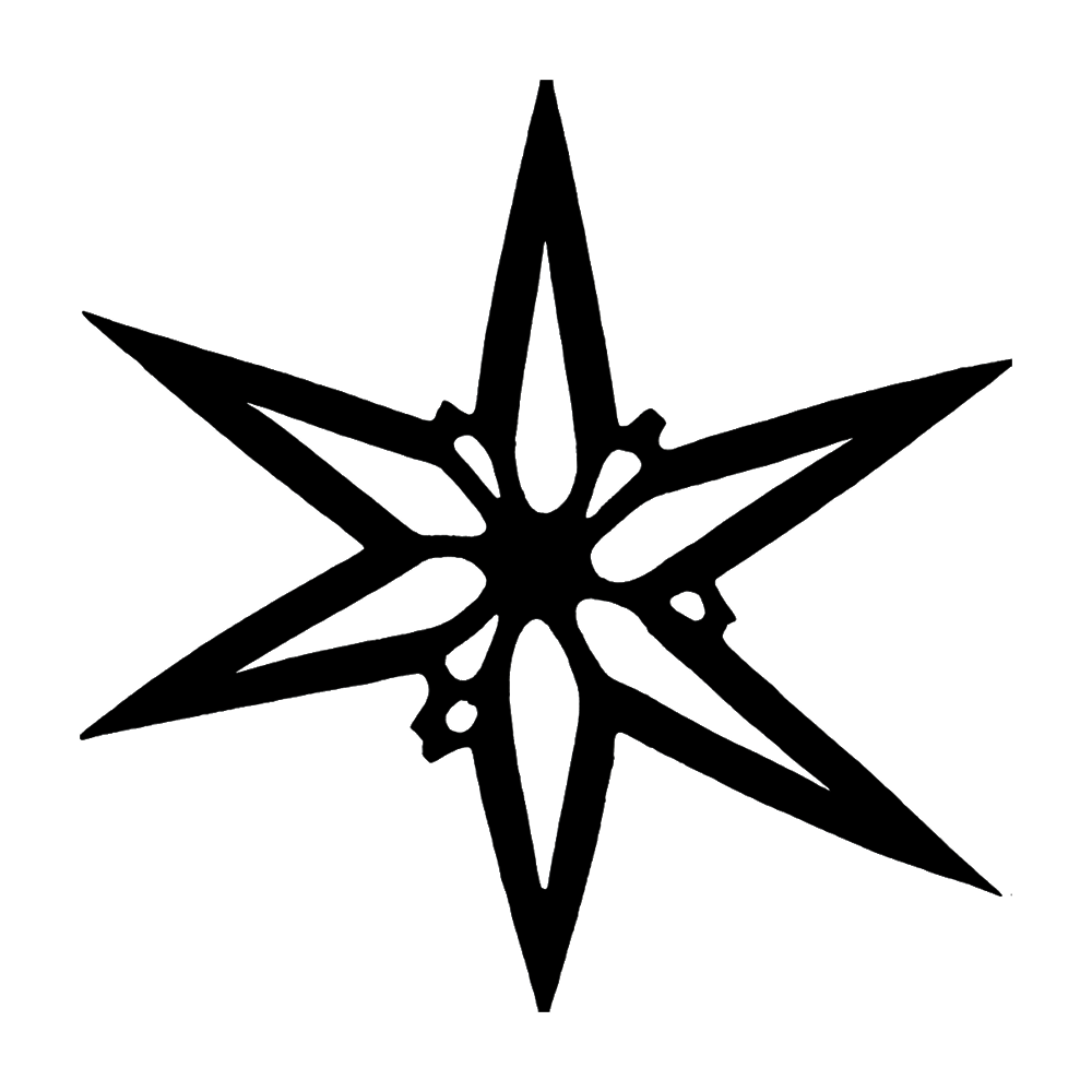Una forma de estrella simple