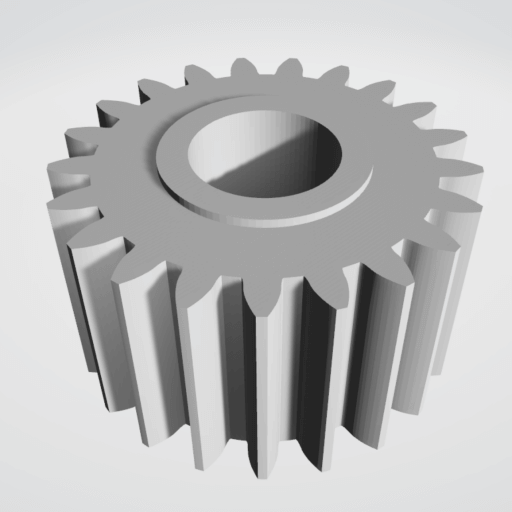 A DAE File Containing a Cog