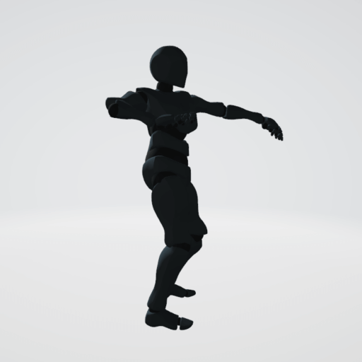 踊る FBX ファイル